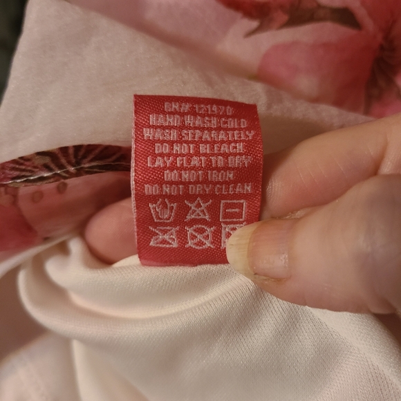 Flying Tomato Bright Pink Ombre V Neck Babydoll Mini Dress Sz Small Puff Sleeves - Picture 9 of 10